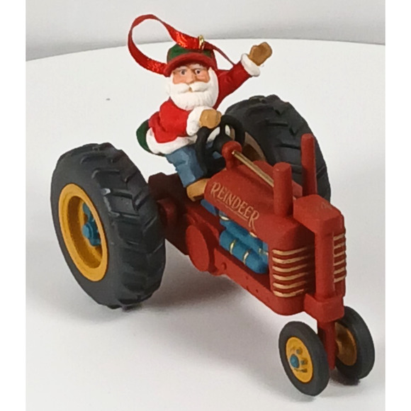 1994 HALLMARK Keepsake MAKIN TRACTOR TRACKS Here Comes Santa - Picture 5 of 11